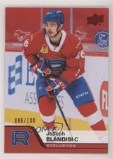 2020-21 Upper Deck AHL Exclusives 96/100 Joseph Blandisi #114 t7o