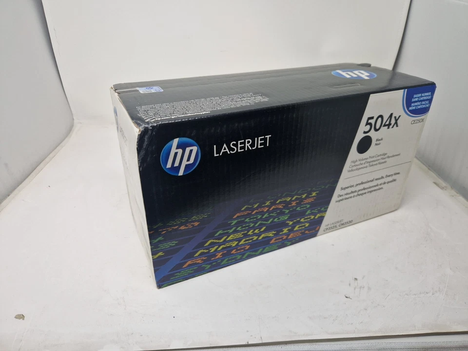 Hp Cartuccia Toner Originale Nero Ad Alta Capacità Laserjet 504x Cp3525 Cm3530 - Immagine 2 di 3
