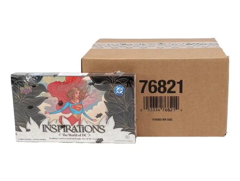 2025 UPPER DECK INSPIRATIONS THE WORLD OF DC FACTORY SEALED 10 BOX HOBBY CASE