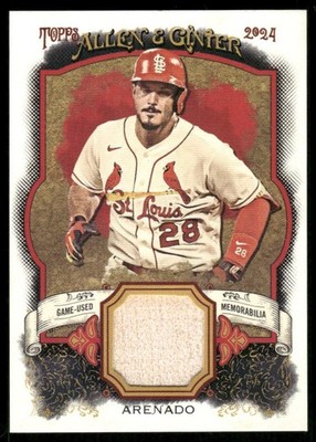 2024 Topps Allen & Ginter #AGR-NA Nolan Arenado Full-Size Relics A