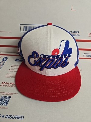 New Era Montreal Expos 9FIFTY Snapback Cap Blue Red MLB One Size Baseball