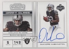 2016 Panini Contenders Draft Class RPS Auto DeAndre Washington #23 Auto s3g