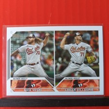 2023 Topps Update Series - Rookie Combos Nick Vespi, Logan Gillaspie #US322