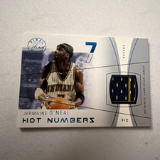 Fleer 2003-04 Flair Hot Numbers Jermaine O'Neal Pacers Blue /250 HN-JON