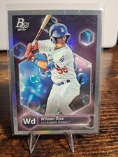2022 Bowman Platinum Precious Elements Wilman Diaz #PE-1 Los Angeles Dodgers