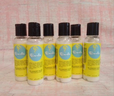 Set of 6~ Curls Blueberry Bliss Reparative Leave-in Conditioner 2 oz Travel Size