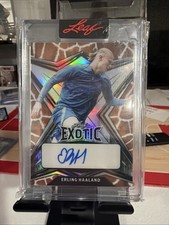 2022 Leaf Exotic Erling Haaland Auto – 2/5– Ultra Short Print
