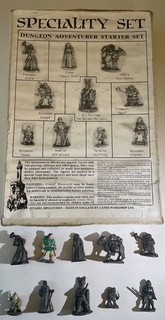 Citadel Minitures Dungeon Adventurer Starter Set Boxed 10 Metal Pre Slotta OOP