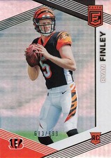2019 Panini Donruss Elite Rookies SP #d /699 Ryan Finley #120 Rookie RC Bengals