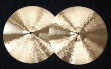 Canopus Custom Shop 14 Inch Hand Hammered Turkish HiHat Cymbals Pair