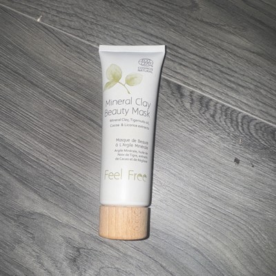 NEW/sealed unused FEEL FREE MINERAL CLAY BEAUTY MASK 2.53 OZ/75ml