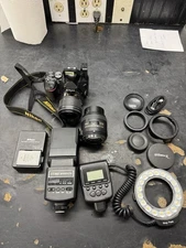 Nikon D3500 Camera W/ Lenses Nikon 18-55mm & Nikon DX AF-S 40mm Bundle