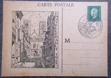 FRANCE carte FDC 1er jour JT à CHATELLERAULT en 1945 lot KE200