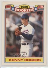 1990 Topps Jumbo Pack Glossy Rookies Kenny Rogers #24 08uq