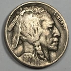 1929-D Buffalo Nickel - Fine (F) KM#134 Scratch - 7716