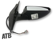 Copri Specchietto Retrovisore Per Ford S-MAX/Galaxy 2006-2015 – Nero Lucido, Protezione Anti-graffi