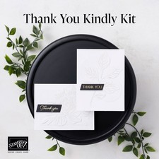 Stampin' Up Thank You Kindly Kit Makes 8 Cards Complete Card Making Craft Kit