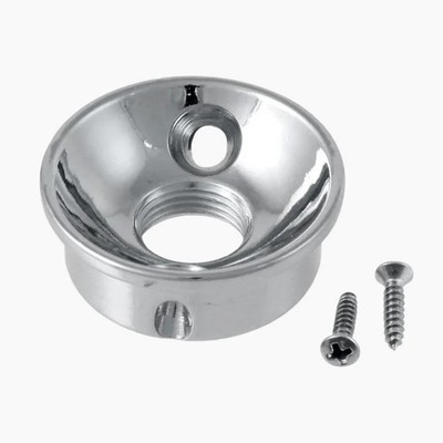 MannMade USA - Tele Electro-Socket Jack Cup - Chrome Plated Brass