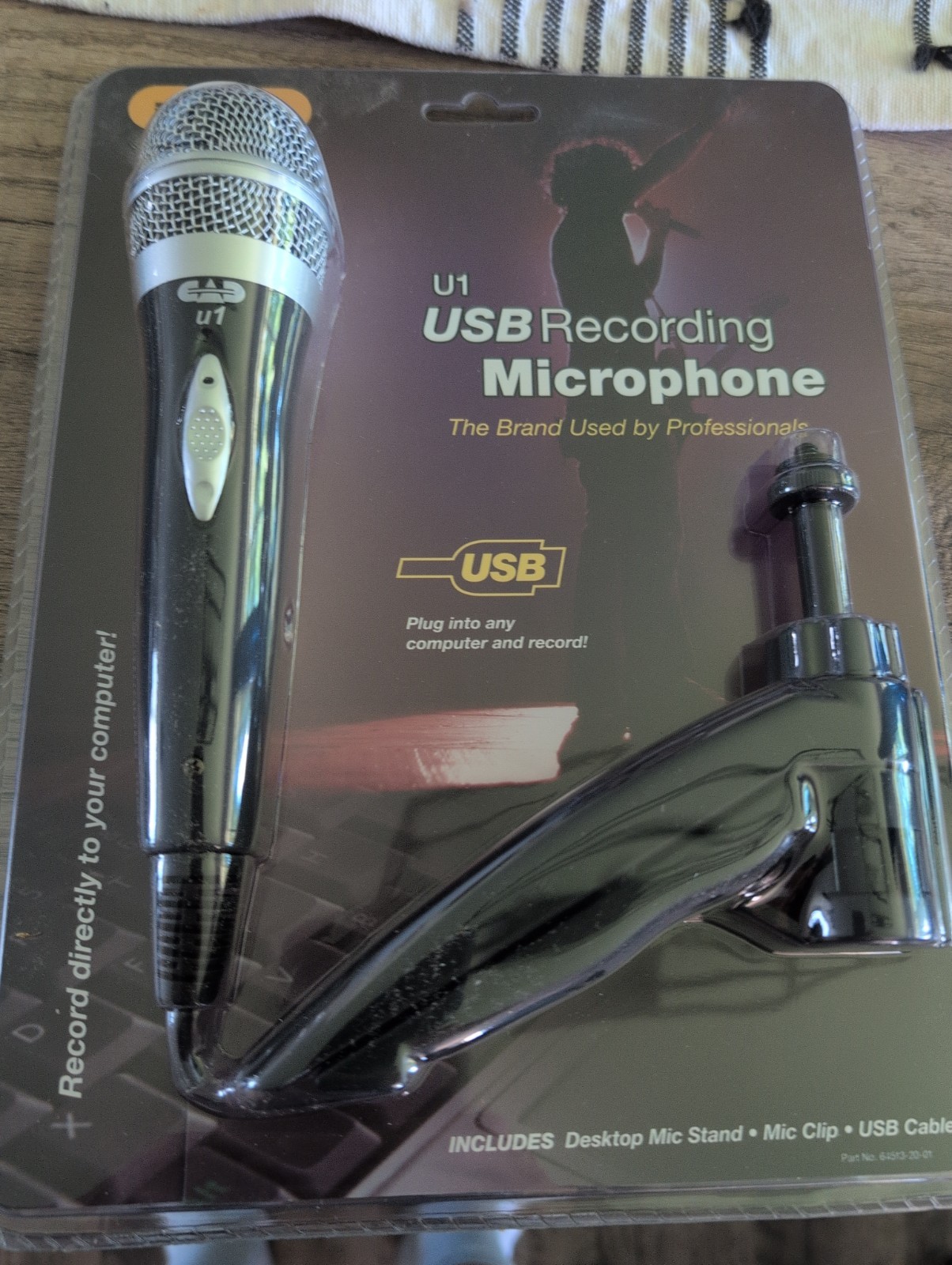 NEW IN BOX NIB SEALED CAD Audio USB U1 Dynamic Recording Microphone