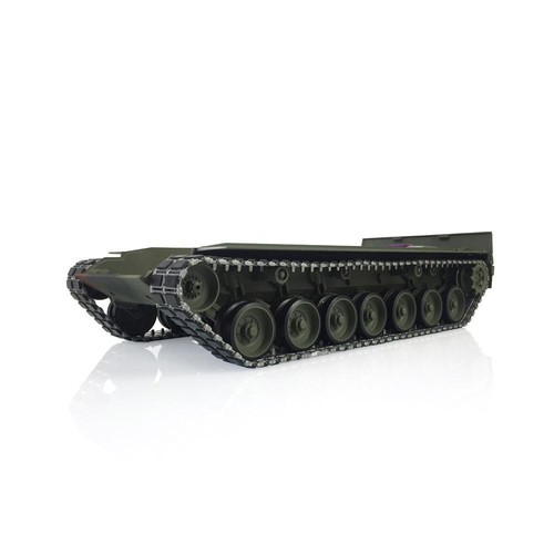 1/16 Full Metal Leopard2A6 RC Tank Model Chassis Assembly T1 Tracks Roadwheel