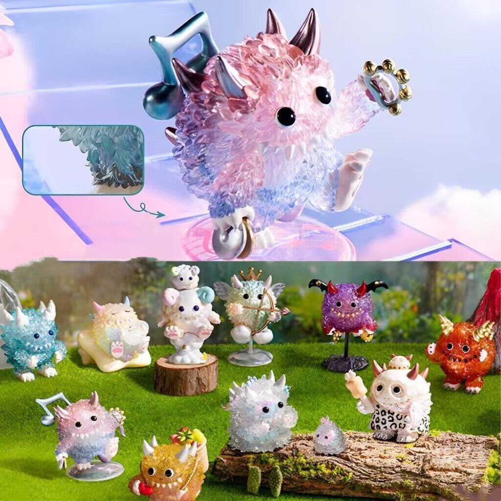 POP MART Instinctoy Monster Fluffy Joyful Life Series Blind POP MART Instinctoy Monster Fluffy Joyful Life Series Blind