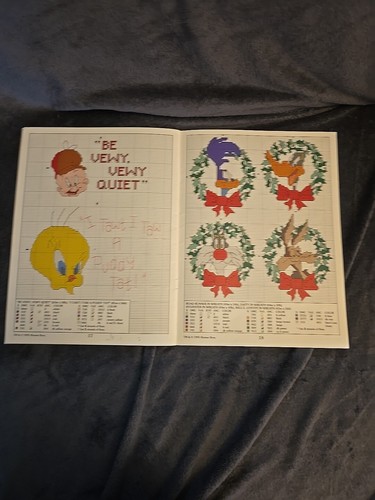 Leisure Arts THE OFFICIAL LOONEY TUNES CROSS STITCH BOOK Patterns #2723 VTG - Picture 10 of 13