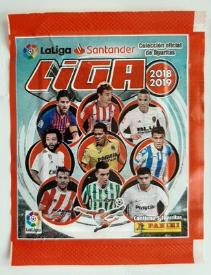 FIGURITAS VERSION PANINI LIGA ESPAÑOLA 2018 2019 SOBR POCHETTE BUSTINA PACKET