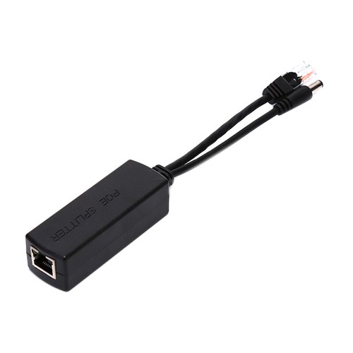 Gigabit Active PoE Splitter Power Over Ethernet 48V to 12V 10/100/1000Mbps E J1❤ - Picture 2 of 6