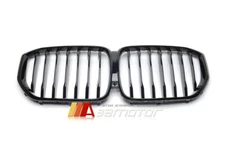 Gloss Black Front Hood Kidney Grille W/ Camera Hole fit for 19-22 BMW G05 X5 SUV