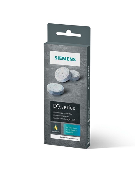 Siemens Eq.Series 2In1 Reinigungstabletten 10 Stk TZ80001A Kaffeevollautomaten-image