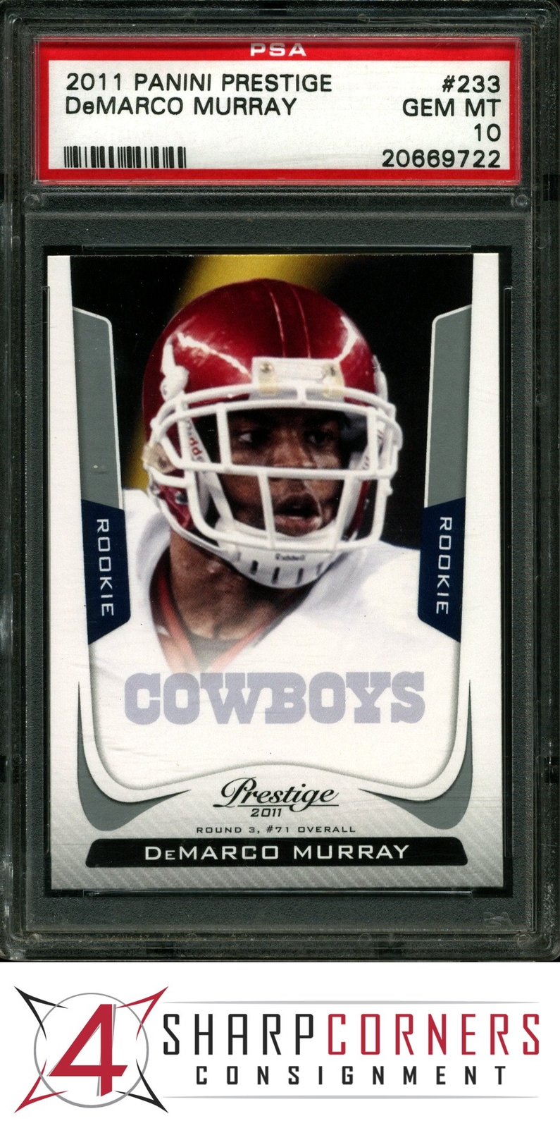 DeMarco Murray Panini Prestige #233 Base