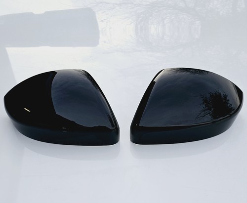 Range Rover Evoque Velar Discovery 2014+ gloss black mirror covers backs caps - Picture 5 of 9