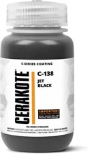 CERAKOTE C-138P Jet Black 32oz - Air Cure, Ceramic Coating, Free Shipping