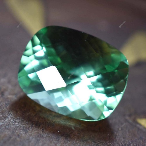 Cushion Cut 9.1 Ct Natural Bluish Green Sapphire CERTIFIED Unique Loose Gemstone