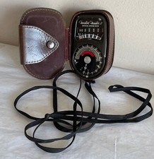 1940s USA Weston Master II Universal Exposure Light Meter Model 735 Leather Case