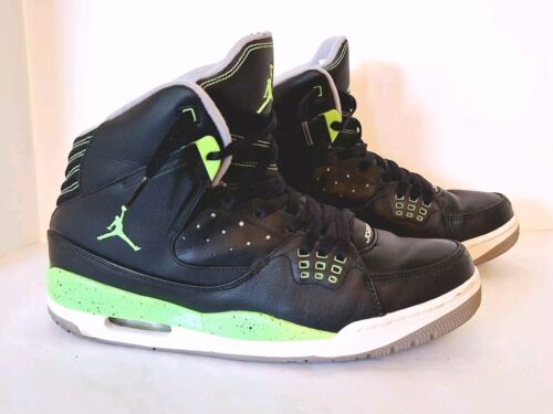 Nike Air Jordan Basketballschuhe Herren 10 SC 1 Sneaker Schwarz Grün Mid Top - Bild 3 von 14
