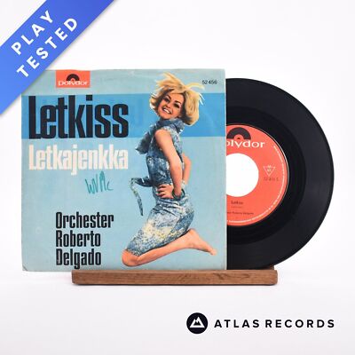 Roberto Delgado & His Orchestra - Letkiss - 7'' Vinyl Record - VG+/VG+