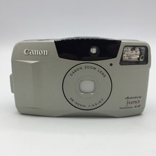 Near Mint Canon Autoboy Juno Panorama Ai AF Film Camera Silver From JAPAN