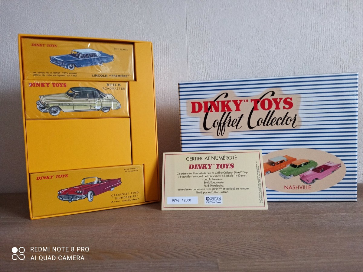 DINKY TOYS ATLAS COFFRET COLLECTOR N° 25 B.D SERVICES PUBLICS
