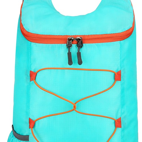 10L faltbarer tragbarer Rucksack, ultraleicht, spritzwassergeschützt, Outdoor-Re - Bild 9 von 10