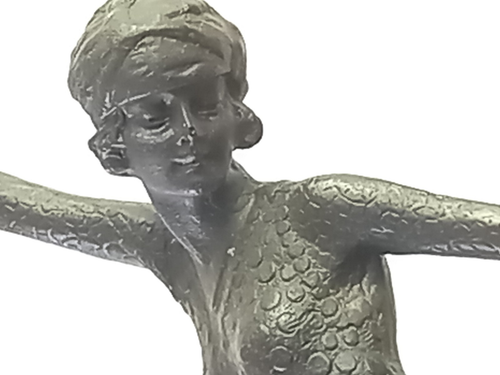 Art Deco Nouveau Bronze After Demetre Chiparus Lady Statue Dancer - Picture 21 of 24