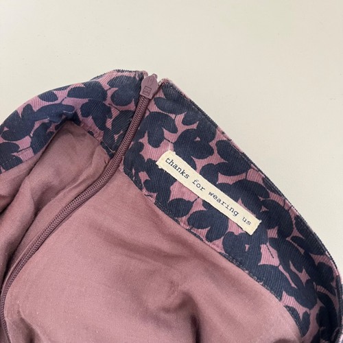 Falda Seasalt Cornwall Killingly púrpura azul marino estampado floral - para mujer talla UK 14 - Imagen 7 de 7