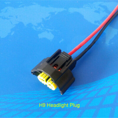 4Pcs H4 3-Pin Headlight Connector Plug With Terminals - Automotive Bulb Holder Replacement-925218