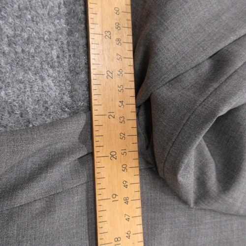 Theory Jacket Mens 42 Gray Wool Lined Classic Single Breasted Notch Lapel Blazer - Picture 13 of 18