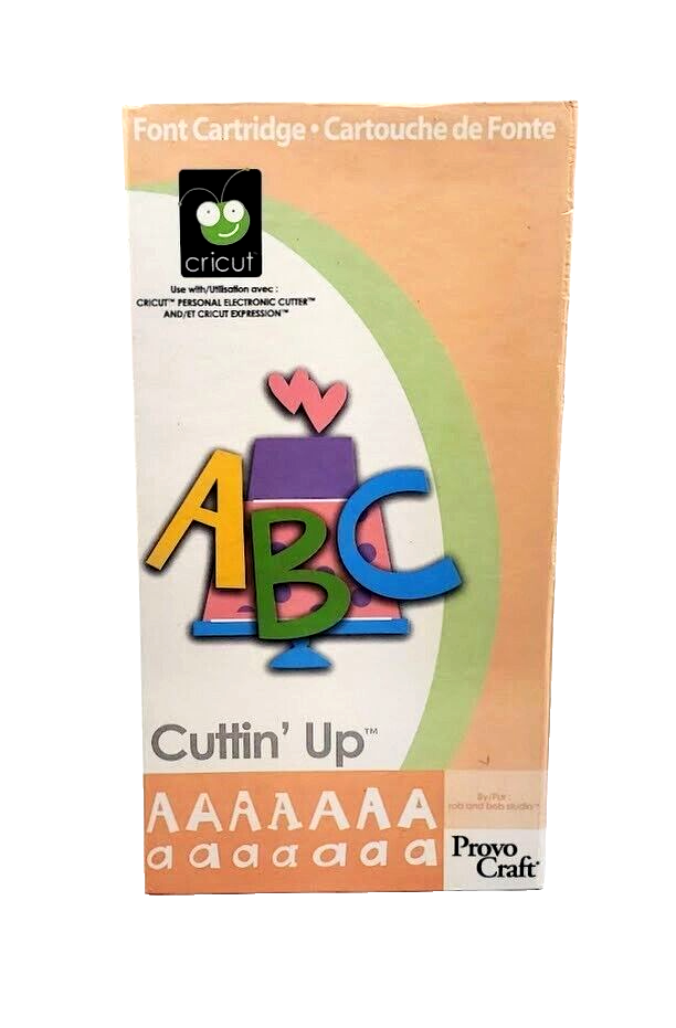 CRICUT Provo Craft CUTTIN' UP Shapes Cartridge 290288 Complete In Box