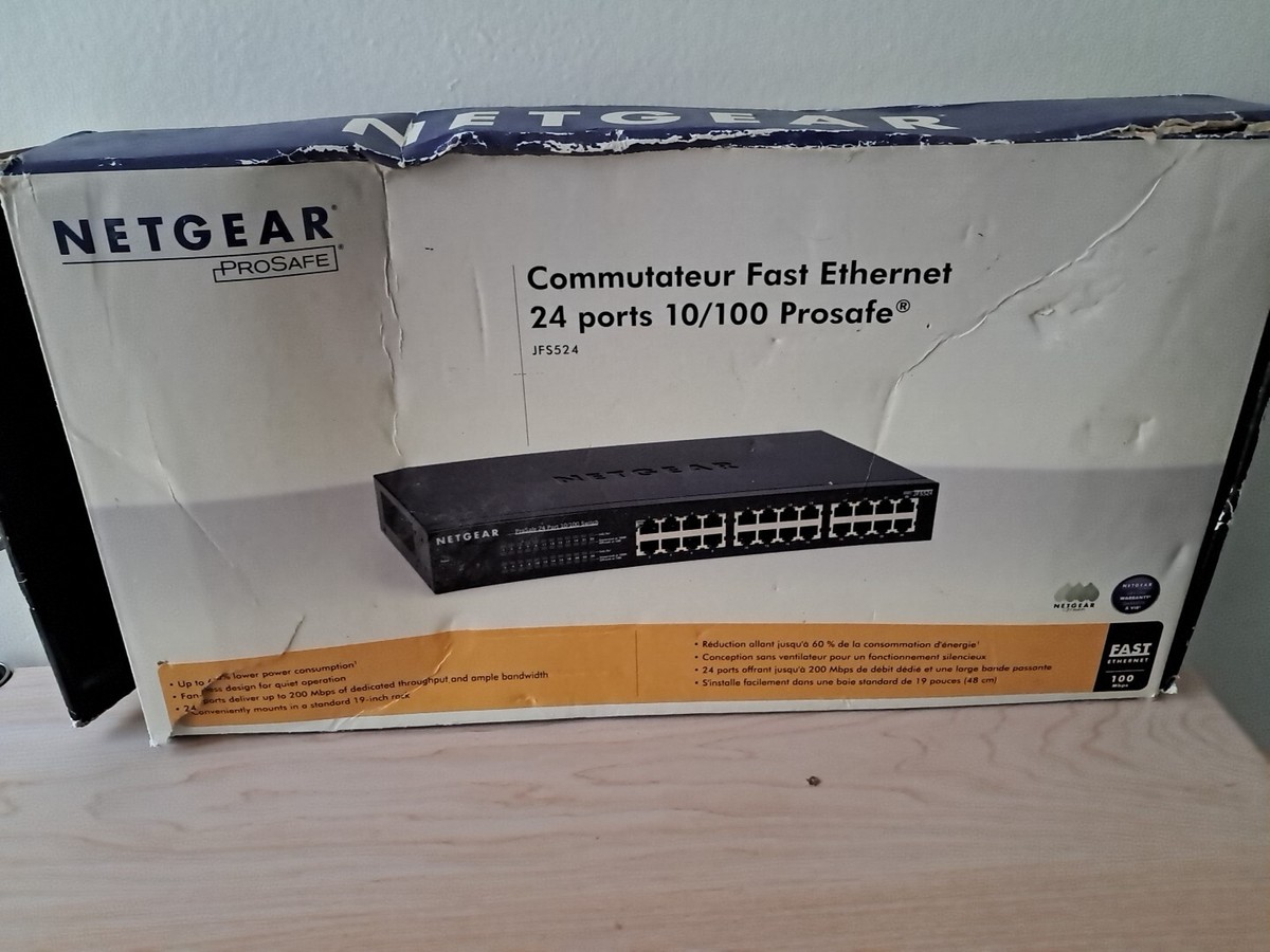 Netgear ProSafe 24 port Gigabit Switch JGS524F | Köp på Tradera (656251945