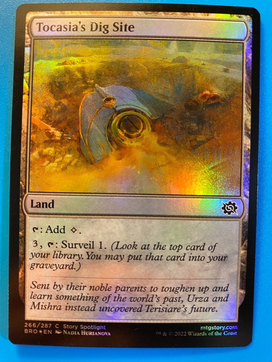 MTG 1x FOIL Tocasia's Dig Site The Brothers' War Magic the Gathering Card  x1 NM