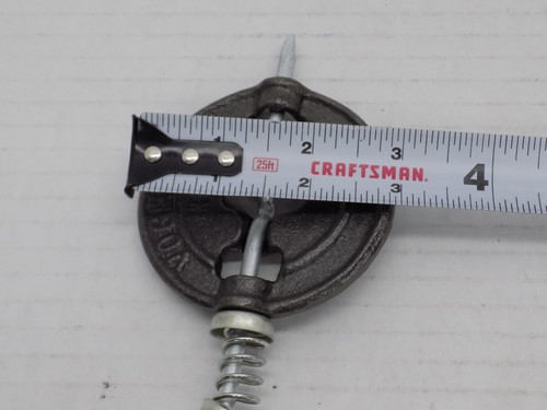 BRAND NEW VOGELZANG 3" WOOD STOVE CHIMNEY DAMPER CAST IRON ICE FISHING STOVE - Picture 4 of 4