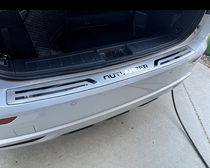 For Mitsubishi Outlander 2023 Accessories Rear Bumper Stainless Steel Guard  | eBay