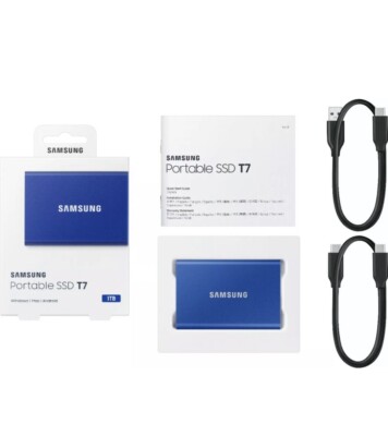SAMSUNG Portable SSD T7 1TB 新品未使用 SAMSUNG T7 Portable SSD 1TB – Popular Book Company Pte Ltd